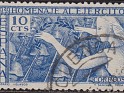 Spain 1939 Army 10 CTS Blue Edifil 887. España 887 u. Uploaded by susofe